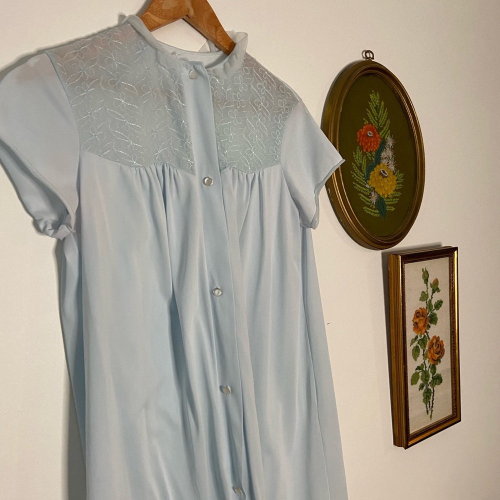 Vintage Baby Blue Gown